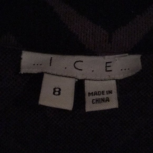 Vintage 90s chevron pattern swing jacket SZ 8 - Picture 2 of 7